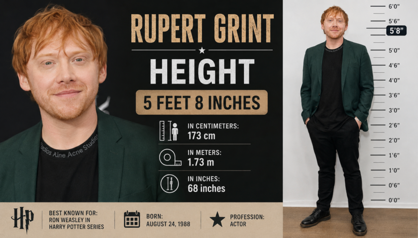Rupert Grint Height