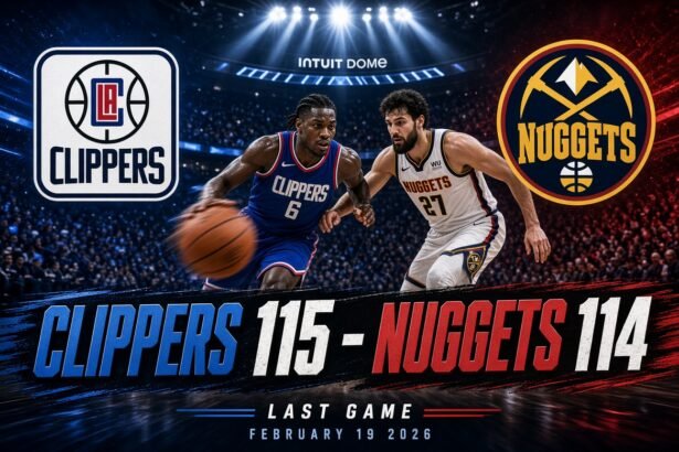 Clippers Edge Nuggets